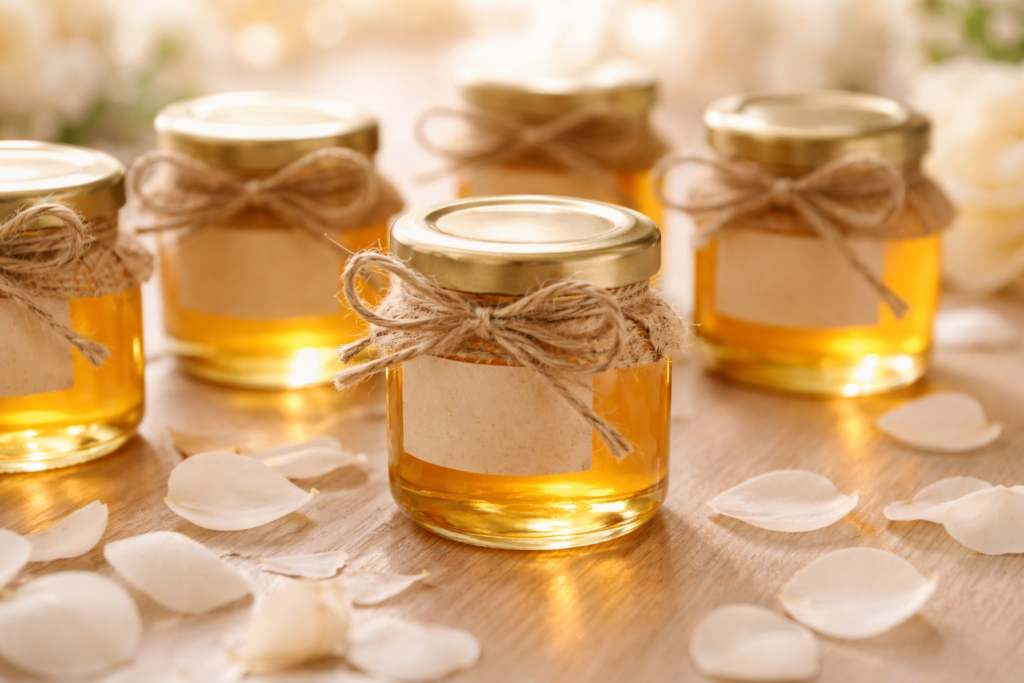 potinhos de mel personalizados lembrancinha de casamento