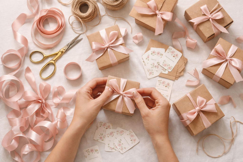 produção de lembrancinhas de casamento artesanais DIY