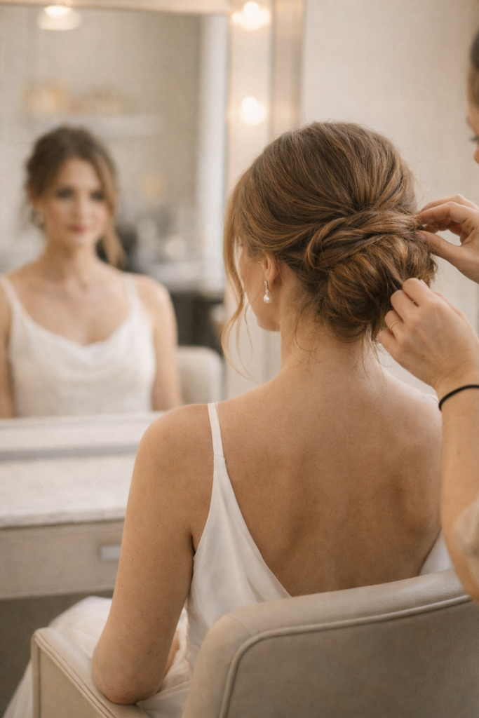 como escolher penteados de noiva 2026 de acordo com formato do rosto e tipo de cabelo