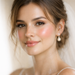 maquiagem de noiva 2026 pele natural com glow suave e blush rosado em cerimônia