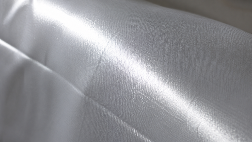 detalhe de lona de backdrop com reflexo brilhante que compromete as fotos do casamento