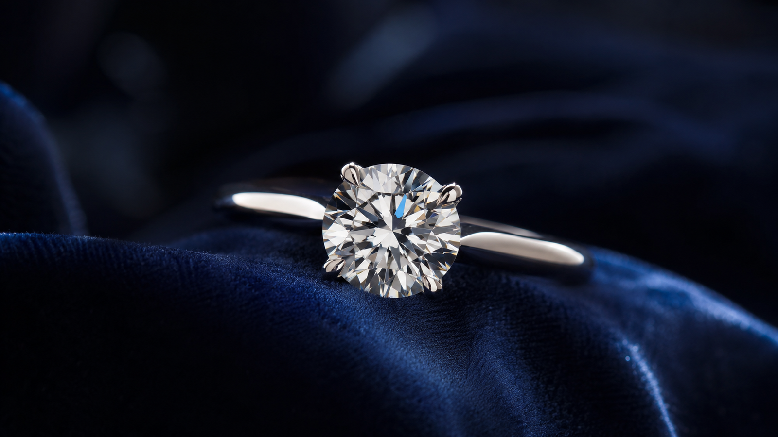 aliança com diamante em detalhe simbolizando as bodas de diamante aos 60 anos